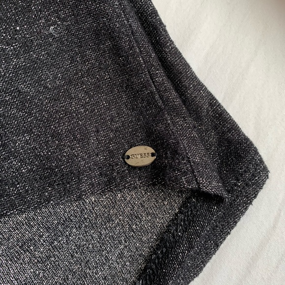 GUESS Sparkly Sheer Mesh Patchwork Top - Picture 3 of 3